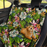 Hawaiian Aloha Tropical Pattern Print Pet Car Back Seat Cover