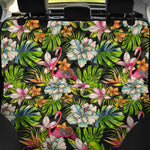 Hawaiian Aloha Tropical Pattern Print Pet Car Back Seat Cover