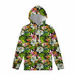 Hawaiian Aloha Tropical Pattern Print Pullover Hoodie