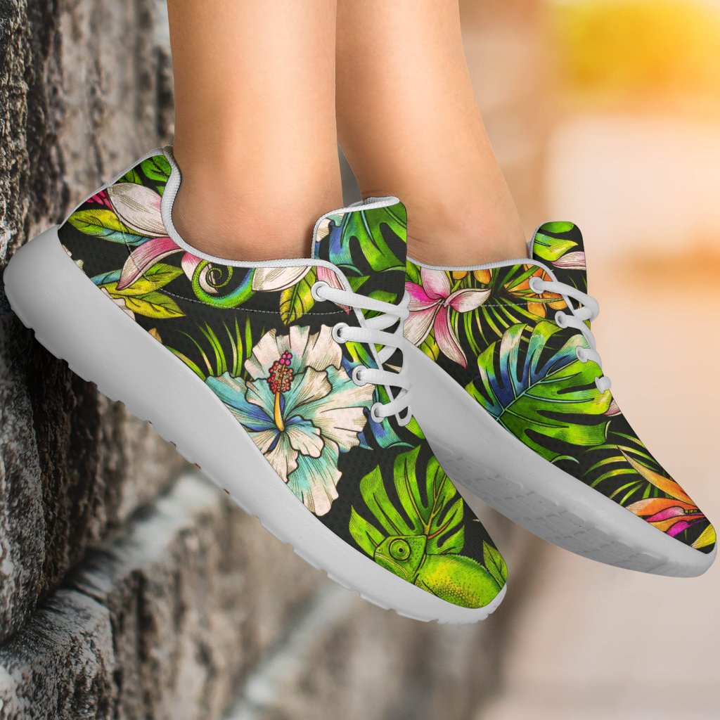 Hawaiian Aloha Tropical Pattern Print Sport Shoes GearFrost