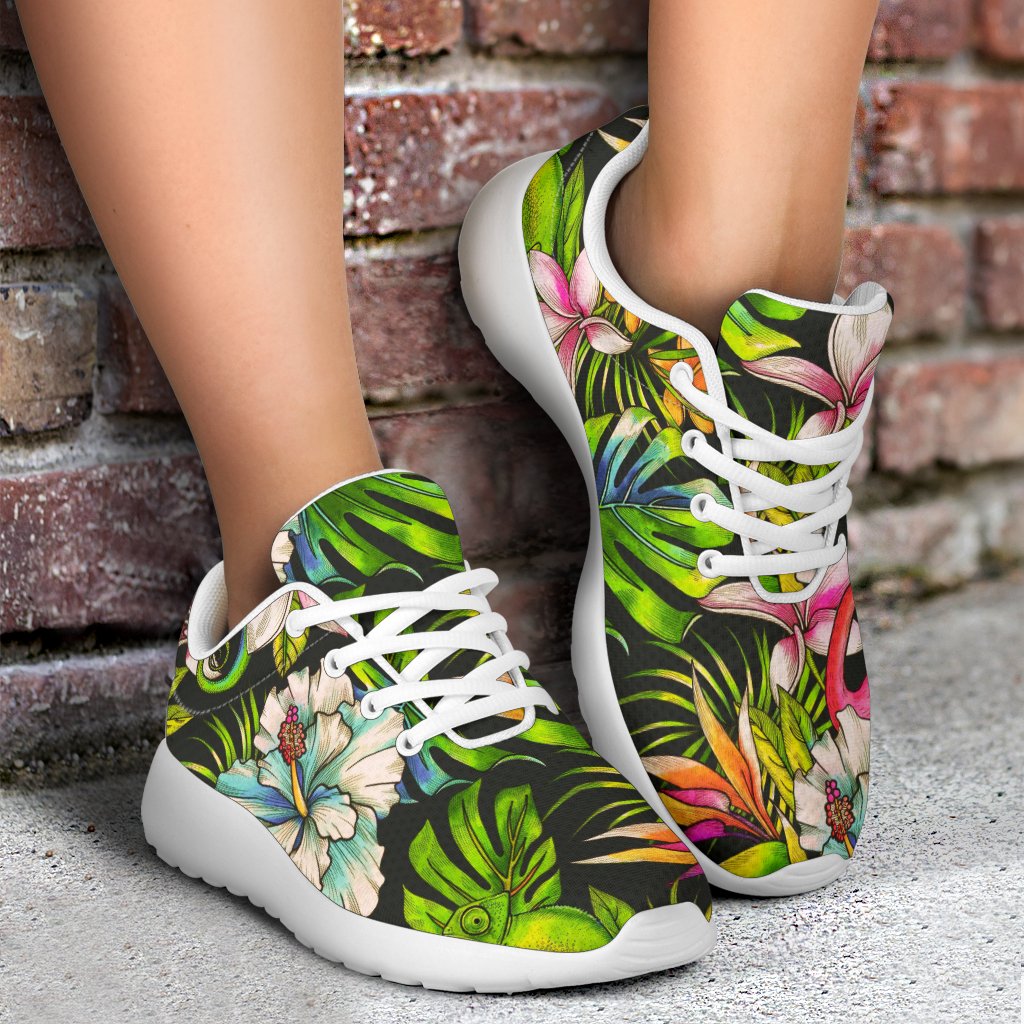 Hawaiian Aloha Tropical Pattern Print Sport Shoes GearFrost