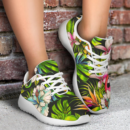 Hawaiian Aloha Tropical Pattern Print Sport Shoes GearFrost