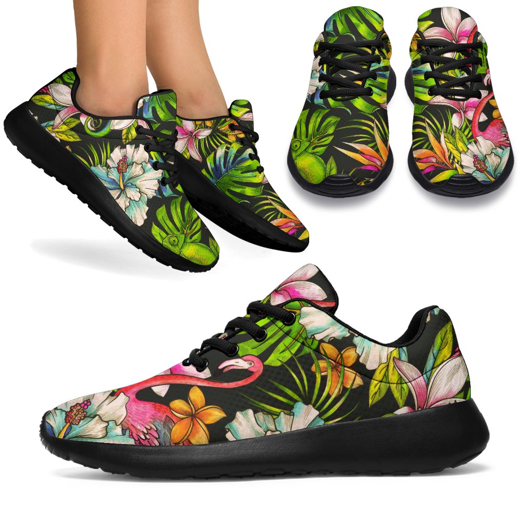 Hawaiian Aloha Tropical Pattern Print Sport Shoes GearFrost