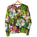 Hawaiian Aloha Tropical Pattern Print Women's Crewneck Sweatshirt