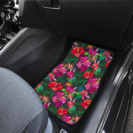 Hawaiian Floral Flowers Pattern Print Front Car Floor Mats