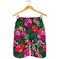 Hawaiian Floral Flowers Pattern Print Men's Shorts