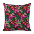 Hawaiian Floral Flowers Pattern Print Pillow Cover