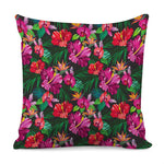 Hawaiian Floral Flowers Pattern Print Pillow Cover