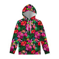 Hawaiian Floral Flowers Pattern Print Pullover Hoodie
