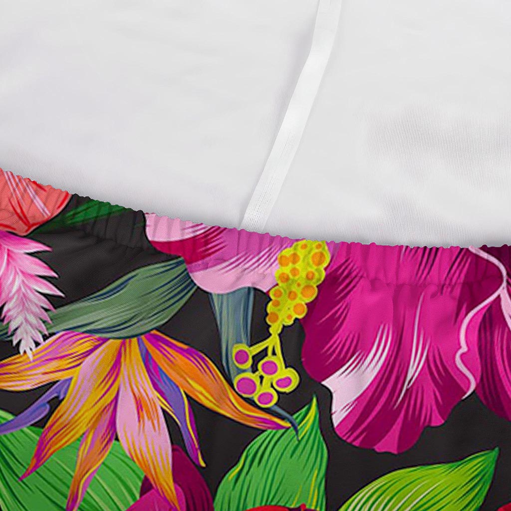 Hawaiian Floral Flowers Pattern Print Sofa Cover