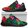 Hawaiian Floral Flowers Pattern Print Sport Shoes GearFrost