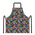 Hawaiian Floral Pattern Print Apron