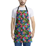 Hawaiian Floral Pattern Print Apron