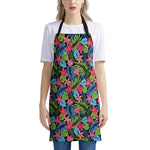 Hawaiian Floral Pattern Print Apron