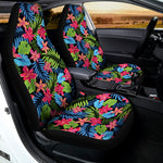 Hawaiian Floral Pattern Print Universal Fit Car Seat Covers