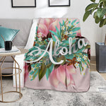 Hawaiian Flower Aloha Print Blanket