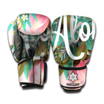 Hawaiian Flower Aloha Print Boxing Gloves