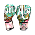 Hawaiian Flower Aloha Print Boxing Gloves