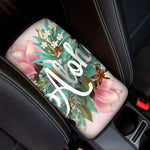 Hawaiian Flower Aloha Print Car Center Console Cover