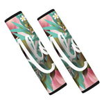 Hawaiian Flower Aloha Print Car Seat Belt Covers