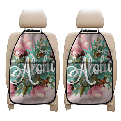 Hawaiian Flower Aloha Print Car Seat Organizers