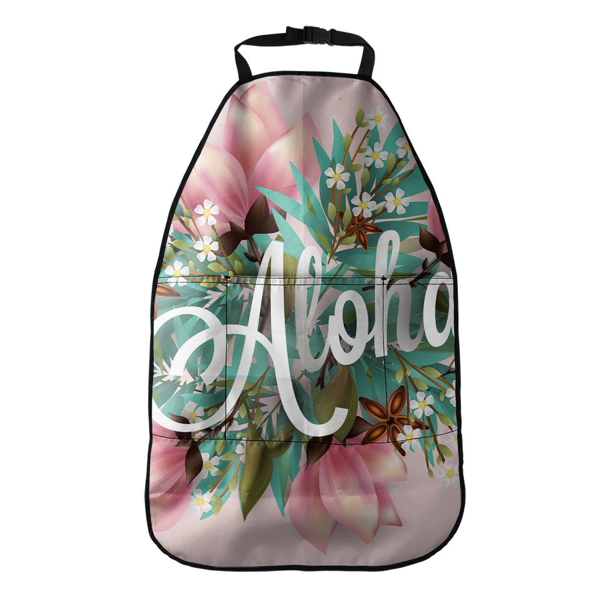 Hawaiian Flower Aloha Print Car Seat Organizers