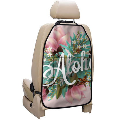 Hawaiian Flower Aloha Print Car Seat Organizers