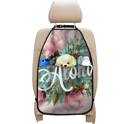 Hawaiian Flower Aloha Print Car Seat Organizers