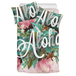 Hawaiian Flower Aloha Print Duvet Cover Bedding Set