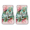 Hawaiian Flower Aloha Print Front Car Floor Mats