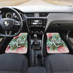 Hawaiian Flower Aloha Print Front Car Floor Mats