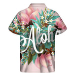 Hawaiian Flower Aloha Print Men's Short Sleeve Shirt