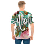 Hawaiian Flower Aloha Print Men's T-Shirt