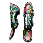 Hawaiian Flower Aloha Print Muay Thai Shin Guard