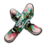 Hawaiian Flower Aloha Print Muay Thai Shin Guard