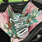 Hawaiian Flower Aloha Print Pet Car Back Seat Cover