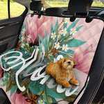 Hawaiian Flower Aloha Print Pet Car Back Seat Cover