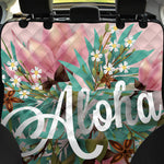 Hawaiian Flower Aloha Print Pet Car Back Seat Cover