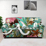 Hawaiian Flower Aloha Print Sofa Cover