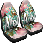 Hawaiian Flower Aloha Print Universal Fit Car Seat Covers