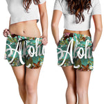 Hawaiian Flower Aloha Print Women's Shorts