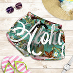 Hawaiian Flower Aloha Print Women's Shorts