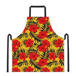 Hawaiian Hibiscus Flowers Pattern Print Apron