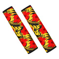 Hawaiian Hibiscus Flowers Pattern Print Car Seat Belt Covers