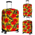 Hawaiian Hibiscus Flowers Pattern Print Luggage Cover GearFrost