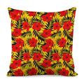 Hawaiian Hibiscus Flowers Pattern Print Pillow Cover