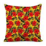 Hawaiian Hibiscus Flowers Pattern Print Pillow Cover
