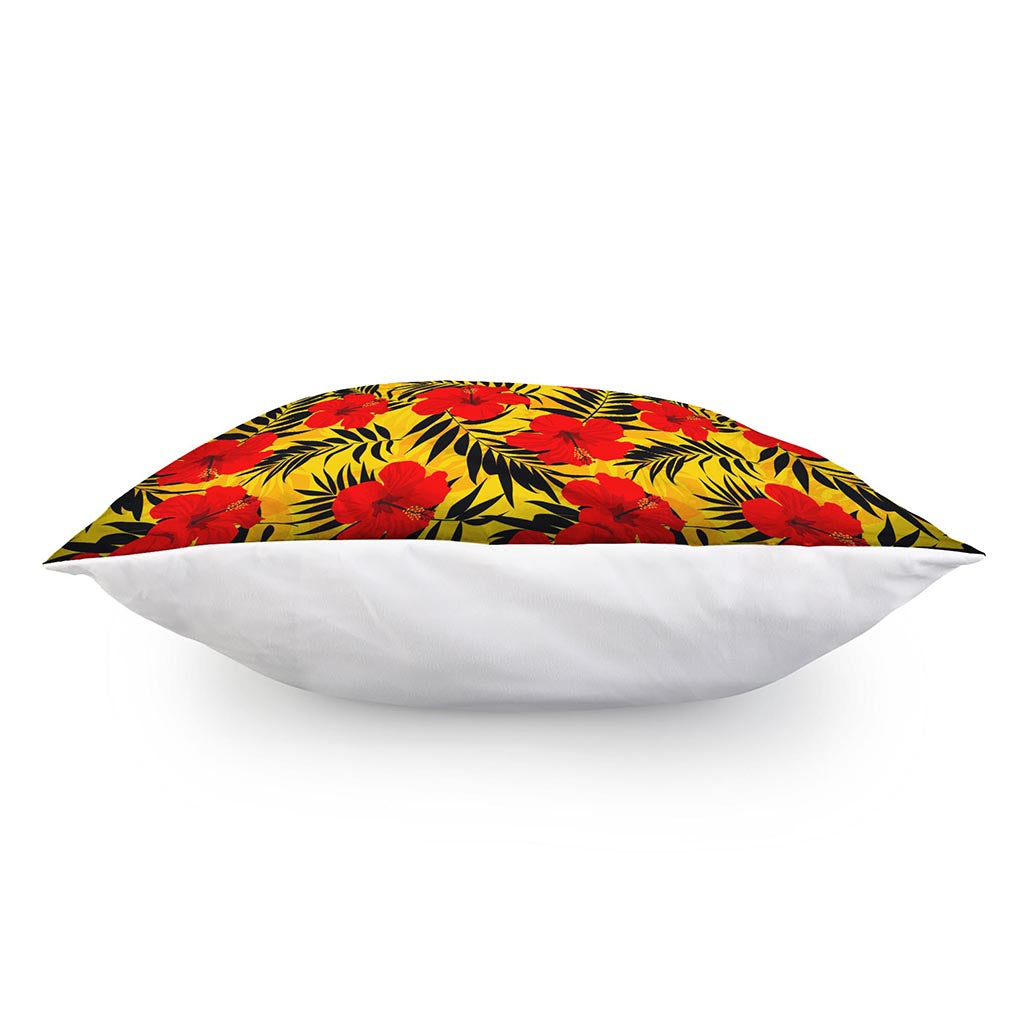 Hawaiian Hibiscus Flowers Pattern Print Pillow Cover