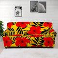 Hawaiian Hibiscus Flowers Pattern Print Sofa Cover