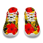 Hawaiian Hibiscus Flowers Pattern Print Sport Shoes GearFrost